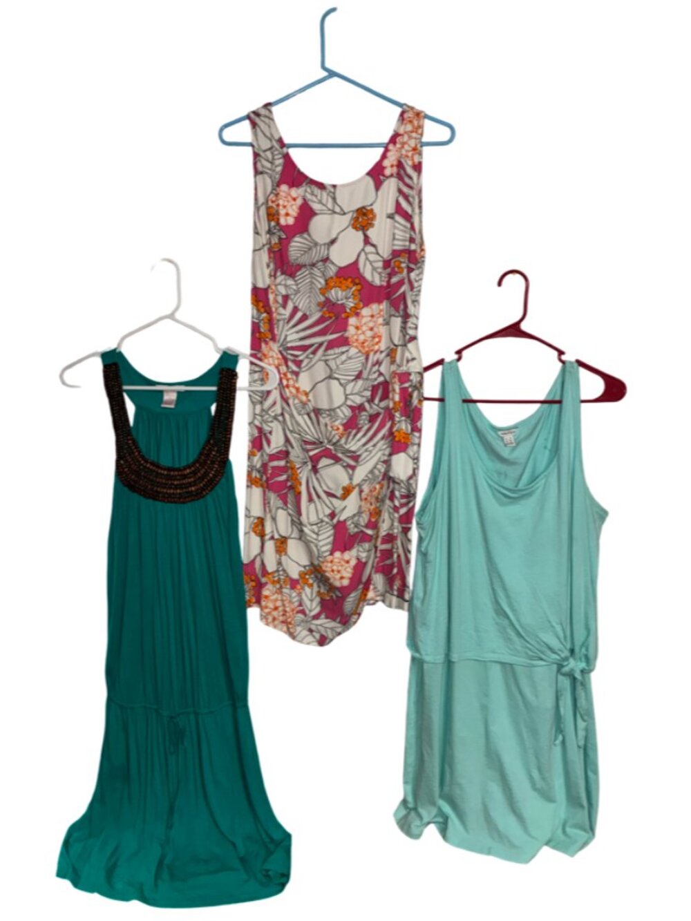 Sz.XL*Lot of (3) Summer Time Dresses (Nautica, Caribbean Joe, Wet Seal)